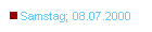 Samstag; 08.07.2000